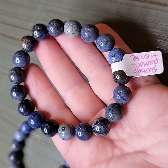 Hand Crafted Sunset Dumertierite Bracelet 10mm New Gift Idea - Picture 1 of 1